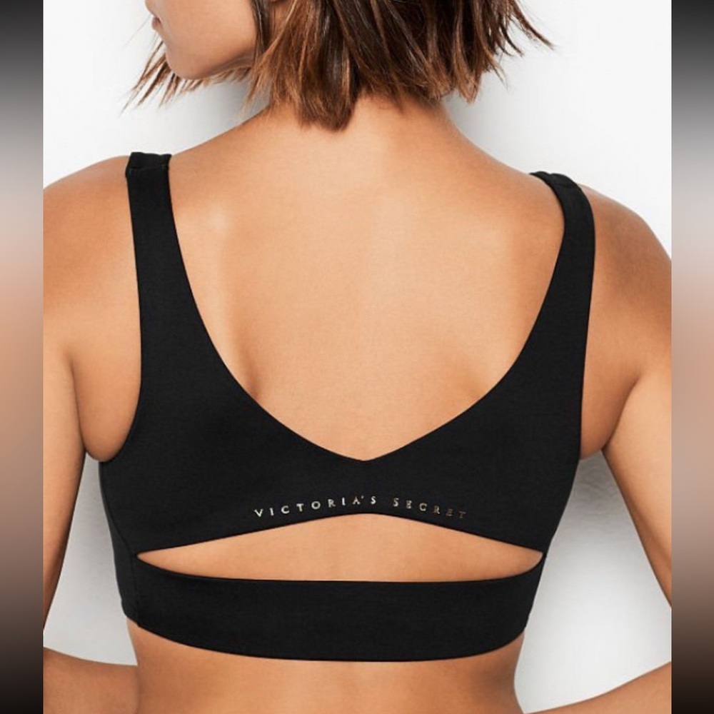 Victoria Secret Unlined Essential Plunge Bralette Size | S Black